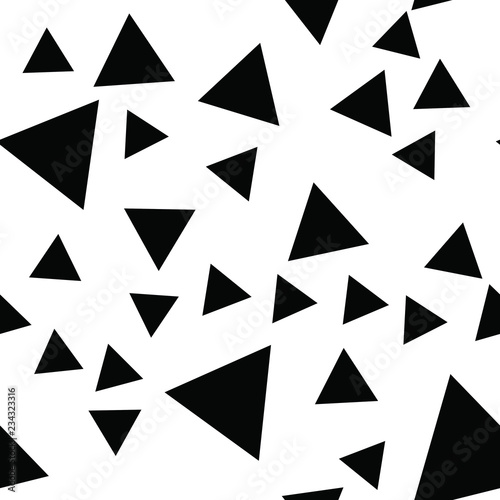 Free Download Seamless Vector pattern with different triangles. - GFXLoad