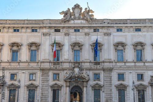 Palazzo della Consulta, seat of the Italian Constitutional Court,  Rome, Italy.