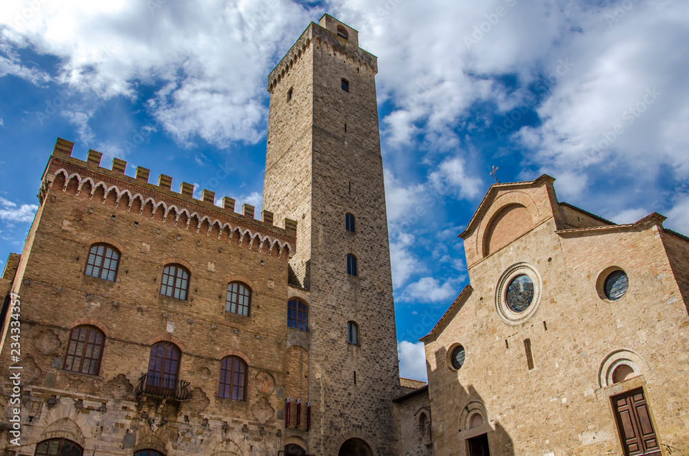 San Gimignano in Tuscany, Italy