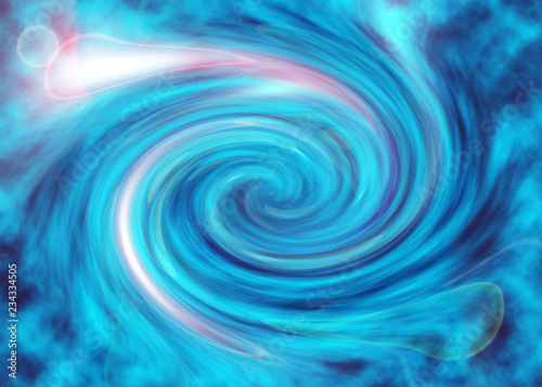 blue swirling plasma, abstract background