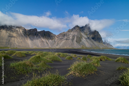 View on the Vestrahorn, Iceland