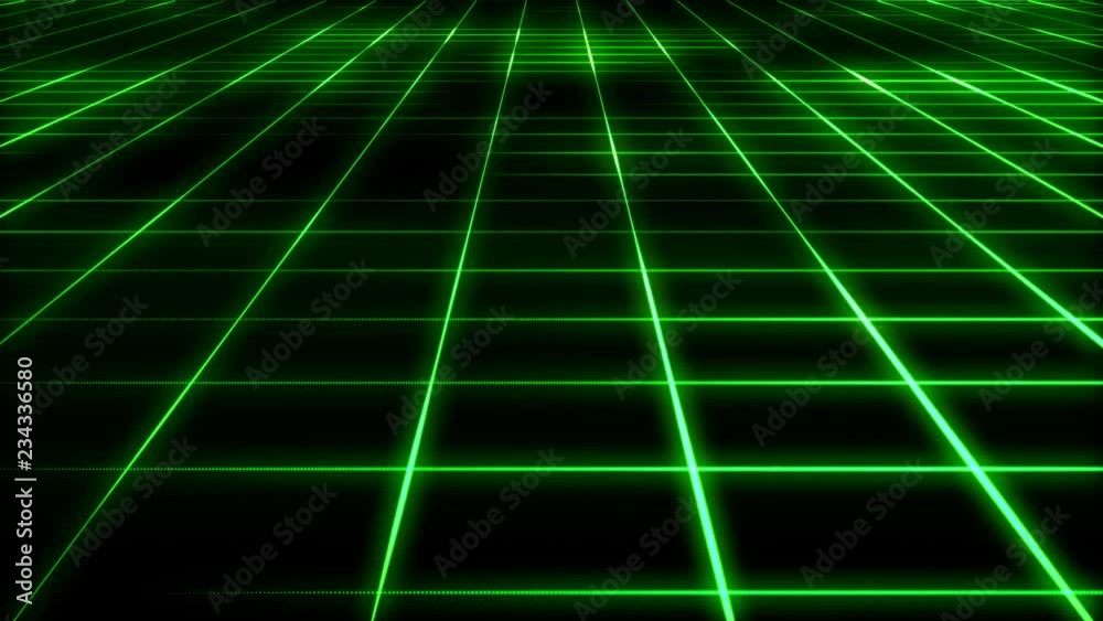 Abstract Technology Grid Background Loop/ 4k animation of an abstract minimal cyberspace grid background seamless looping
