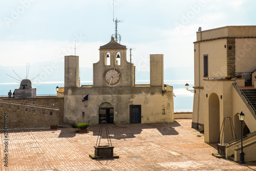 Historical church Sant't Erasmo in fortress Sant'Elmo in Naples Italy. photo