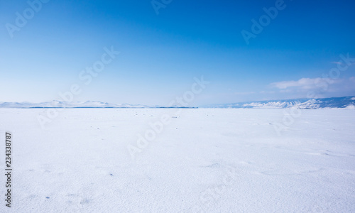 Lake Baikal in winter