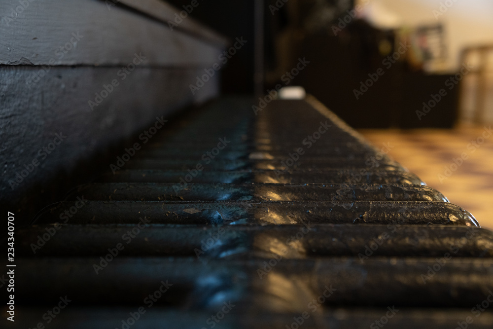 Radiateur abstrait gros plan Radiateur abstrait gros plan