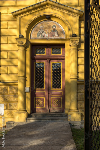 Building of Serbian Orthodox Theological Seminary in town of Srijemski Karlovci, Vojvodina, Serbia