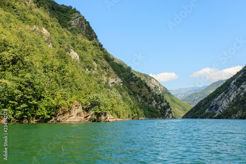 Koman Lake in Albania © Dmitry