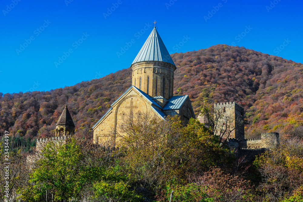 Ananuri castle and Church of the Mother of God, Georgia