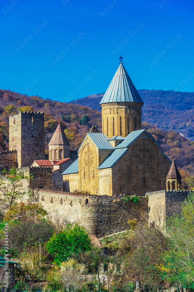 Ananuri castle and Church of the Mother of God, Georgia