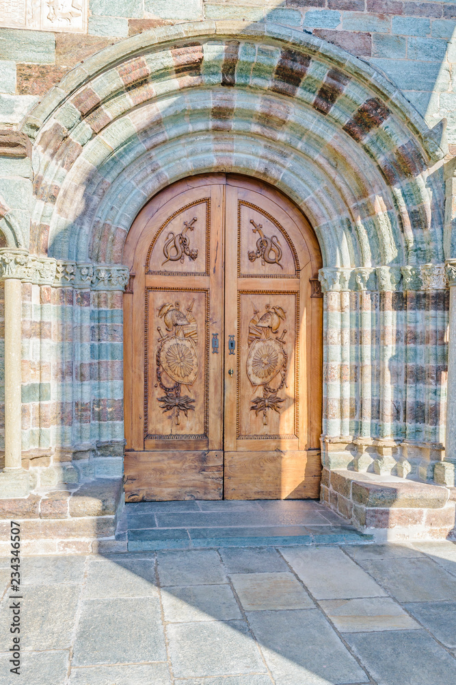 Sacra San Michele Abbey Chapel Door, Italy