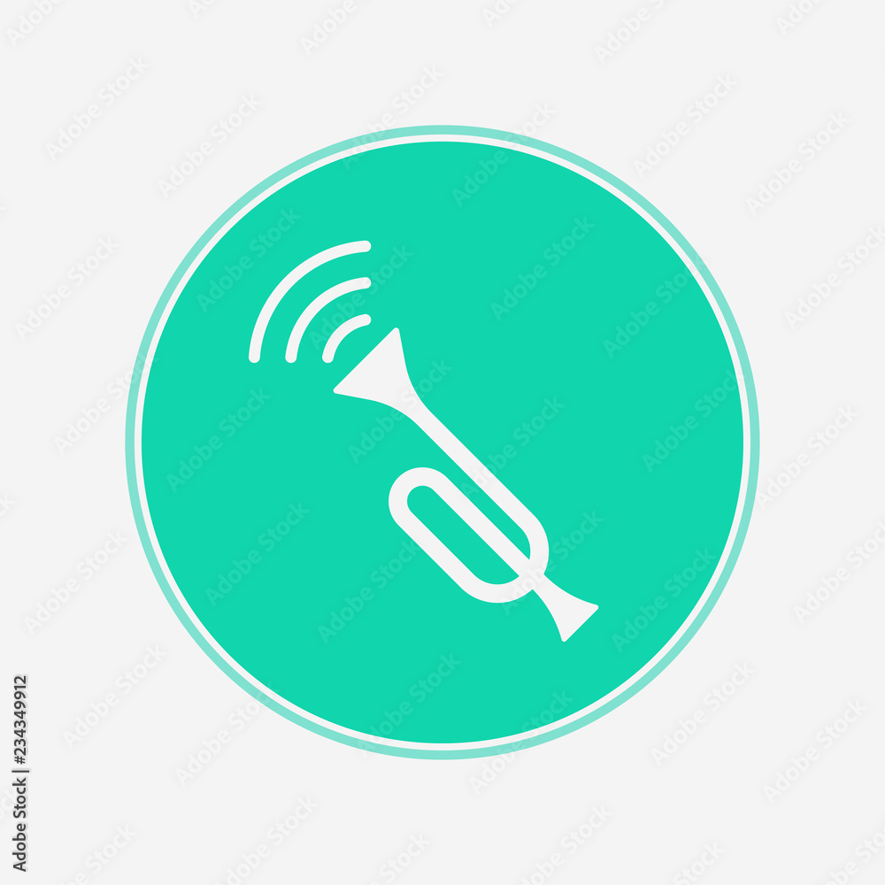 Car horn vector icon sign symbol Car horn vector icon sign symbol