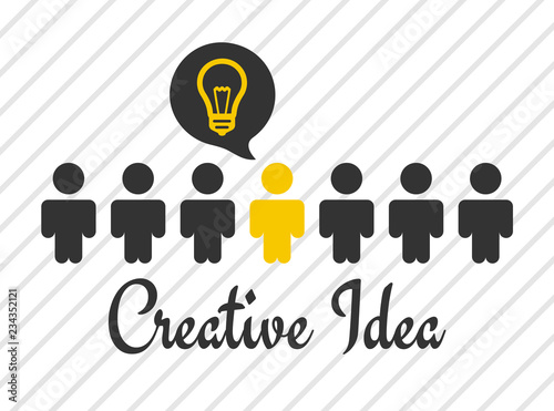 'Creative Idea' vector poster
