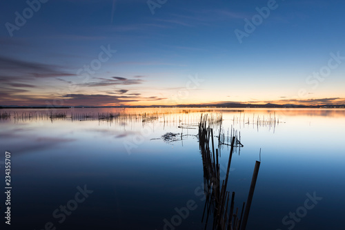 Albufera de Valencia al atardecer