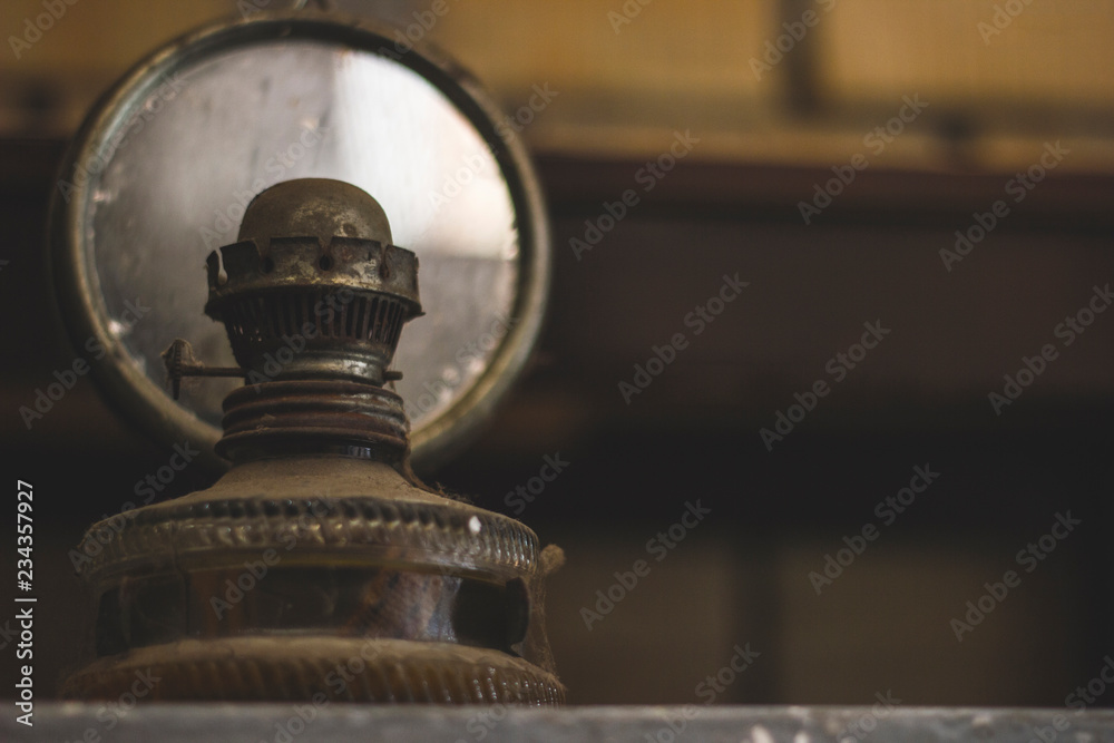 Fototapeta premium petroleum oil lamp