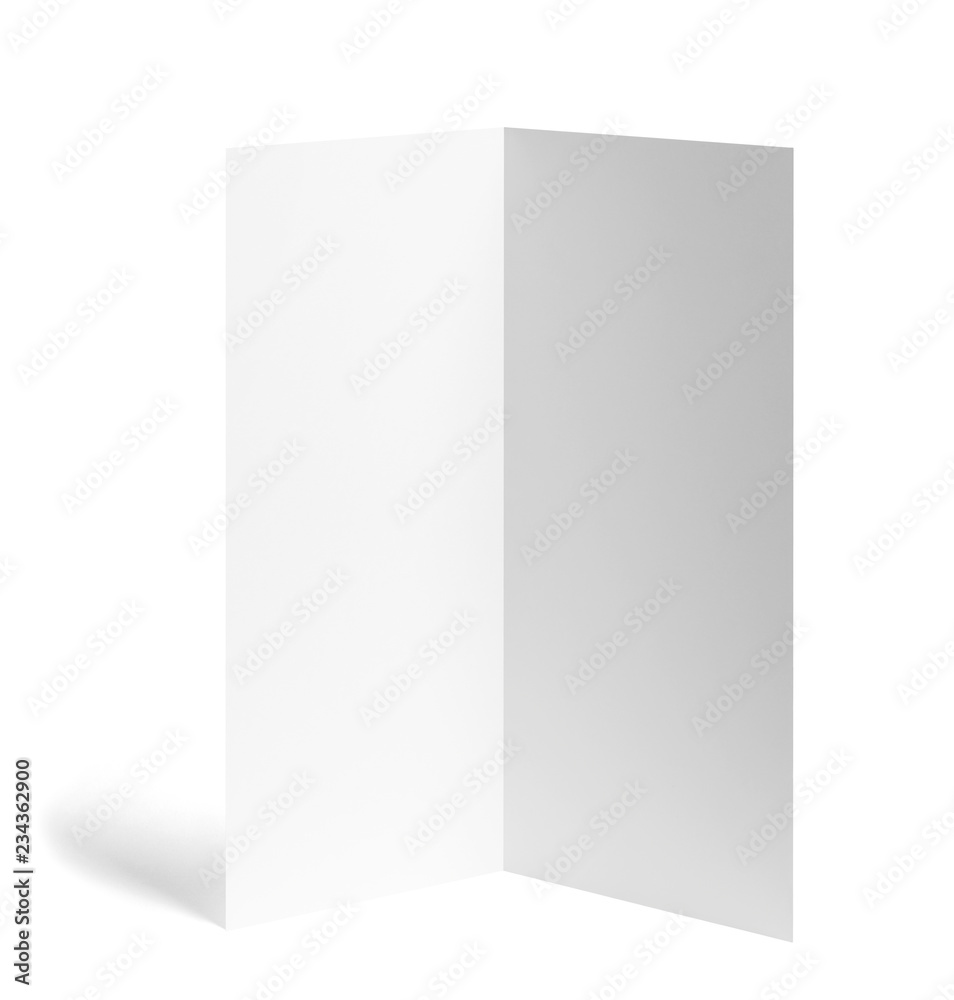 folded leaflet white blank paper template book folded leaflet white blank paper template book