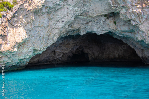 A sea cave in Greece 