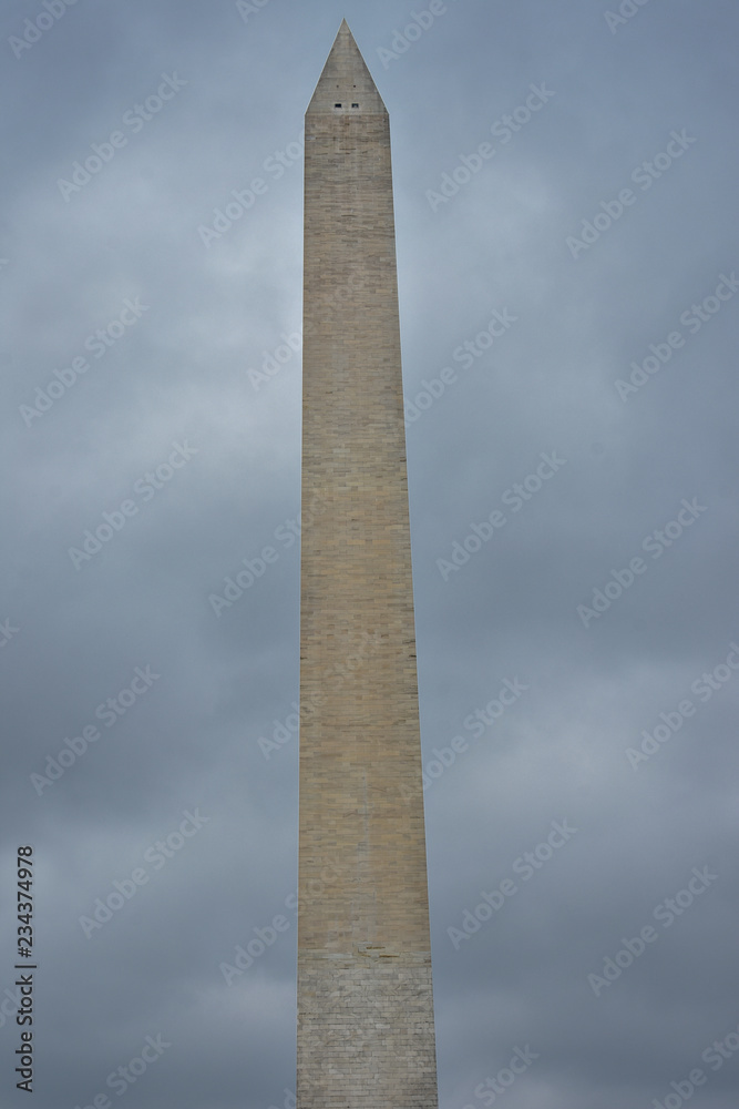 obelisk monument against the cloudy sky
