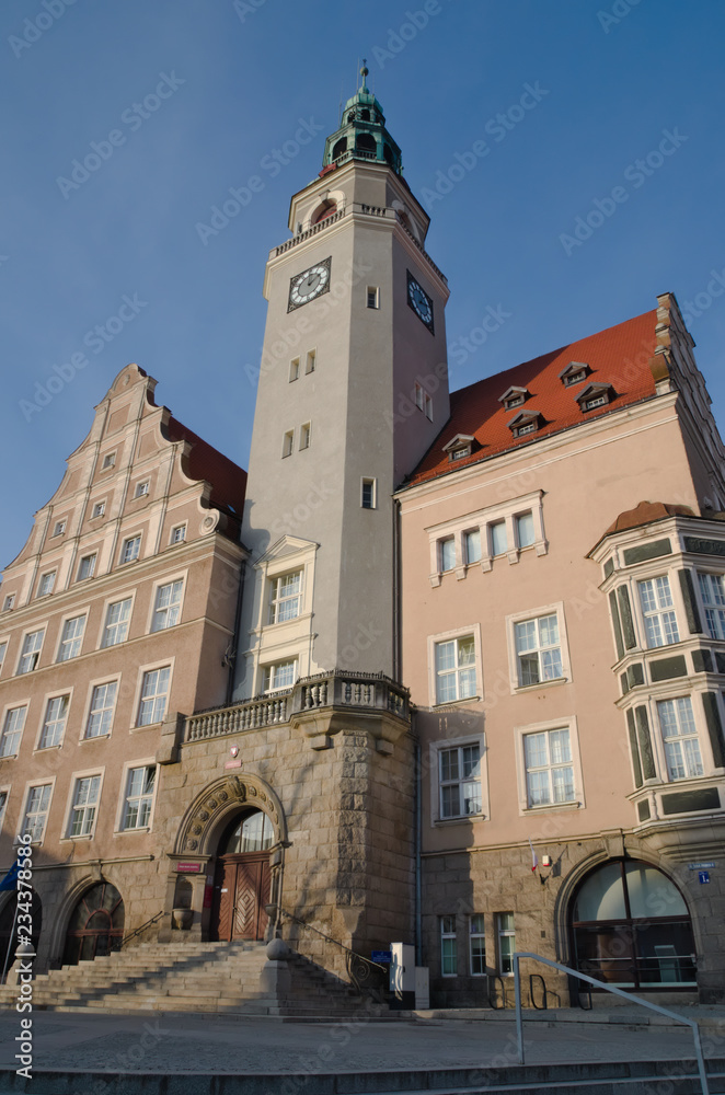 Town Hall in Olsztyn Poland
