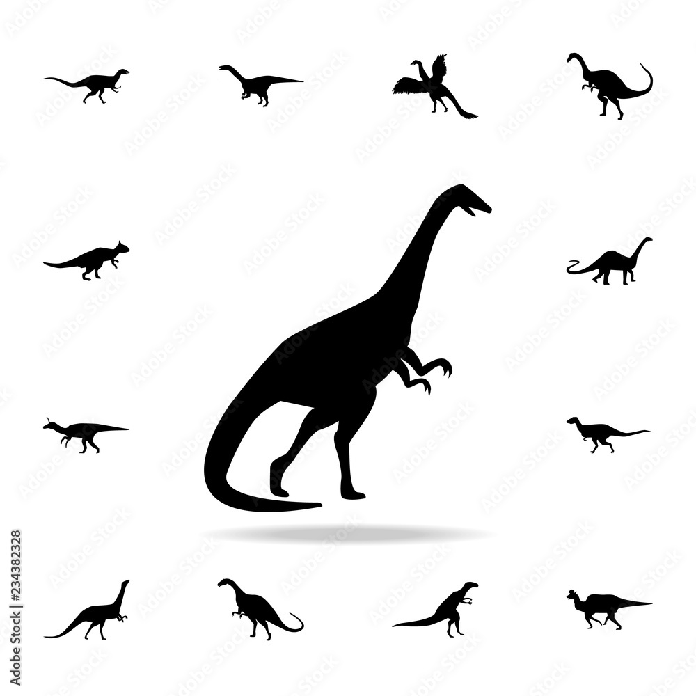 Anchisaurus icon. Detailed set of dinosaur icons. Premium graphic design. One of the collection icons for websites, web design, mobile app