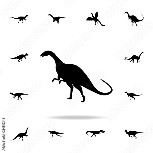 Plateosaurus icon. Detailed set of dinosaur icons. Premium graphic design. One of the collection icons for websites  web design  mobile app