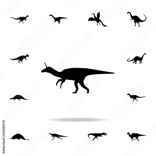 Cintaozavr icon. Detailed set of dinosaur icons. Premium graphic design. One of the collection icons for websites  web design  mobile app