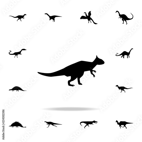 Archaeoceraptops icon. Detailed set of dinosaur icons. Premium graphic design. One of the collection icons for websites, web design, mobile app © gunayaliyeva
