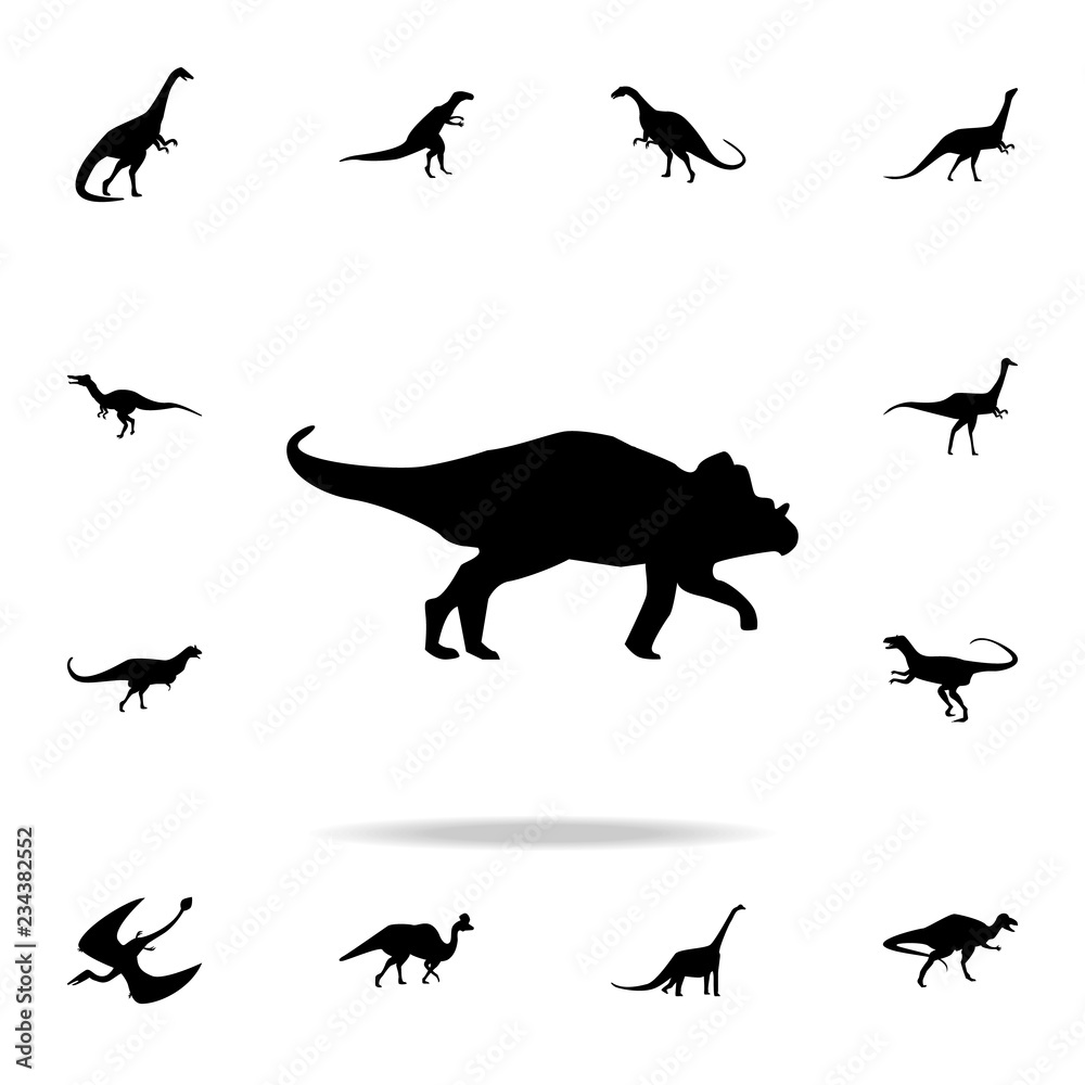 Archaeoceratops icon. Detailed set of dinosaur icons. Premium graphic design. One of the collection icons for websites, web design, mobile app Archaeoceratops icon. Detailed set of dinosaur icons. Premium graphic design. One of the collection icons for websites, web design, mobile app