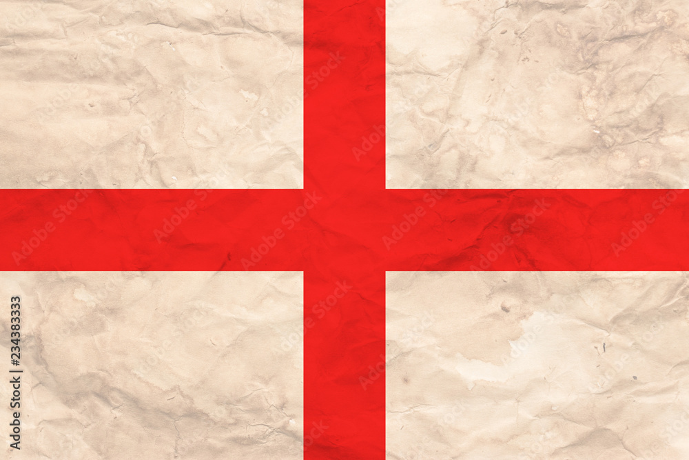 Obraz premium Flag of England in grunge style.