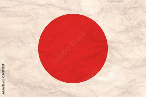 Wallpaper Mural Flag of Japan in grunge style. Torontodigital.ca