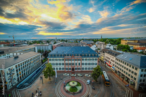 view of the city of Darmstadt photo