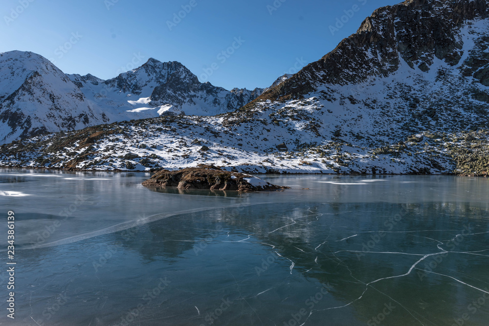 Mutterberger See Eis