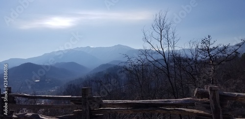 winter in mountains