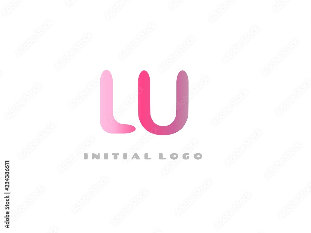 LU Initial Logo for your startup venture