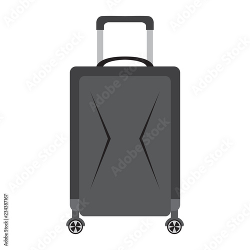 Isolated travel suitcase icon. Vector illustration design