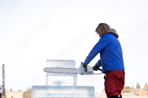 Carving Ice