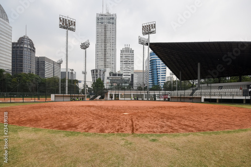 Wallpaper Mural Sofball field located in Jakarta, Indonesia Torontodigital.ca