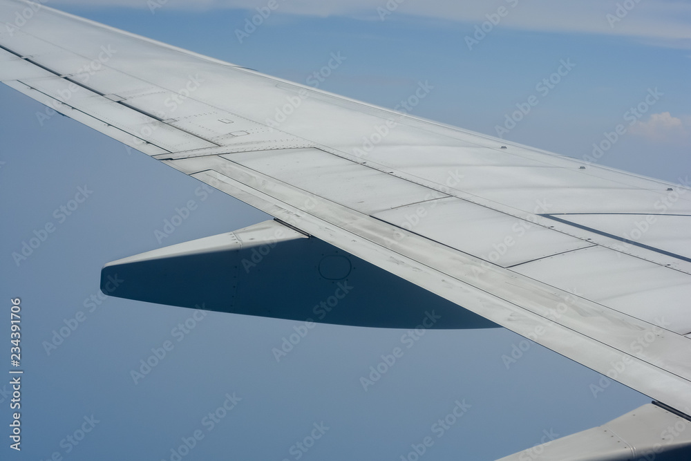 Obraz premium Engine of passenger jet aircraft