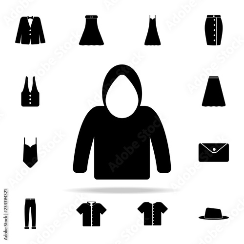 hood icon. Clothes icons universal set for web and mobile
