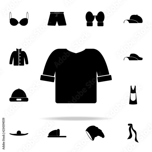 T-shirt icon. Clothes icons universal set for web and mobile