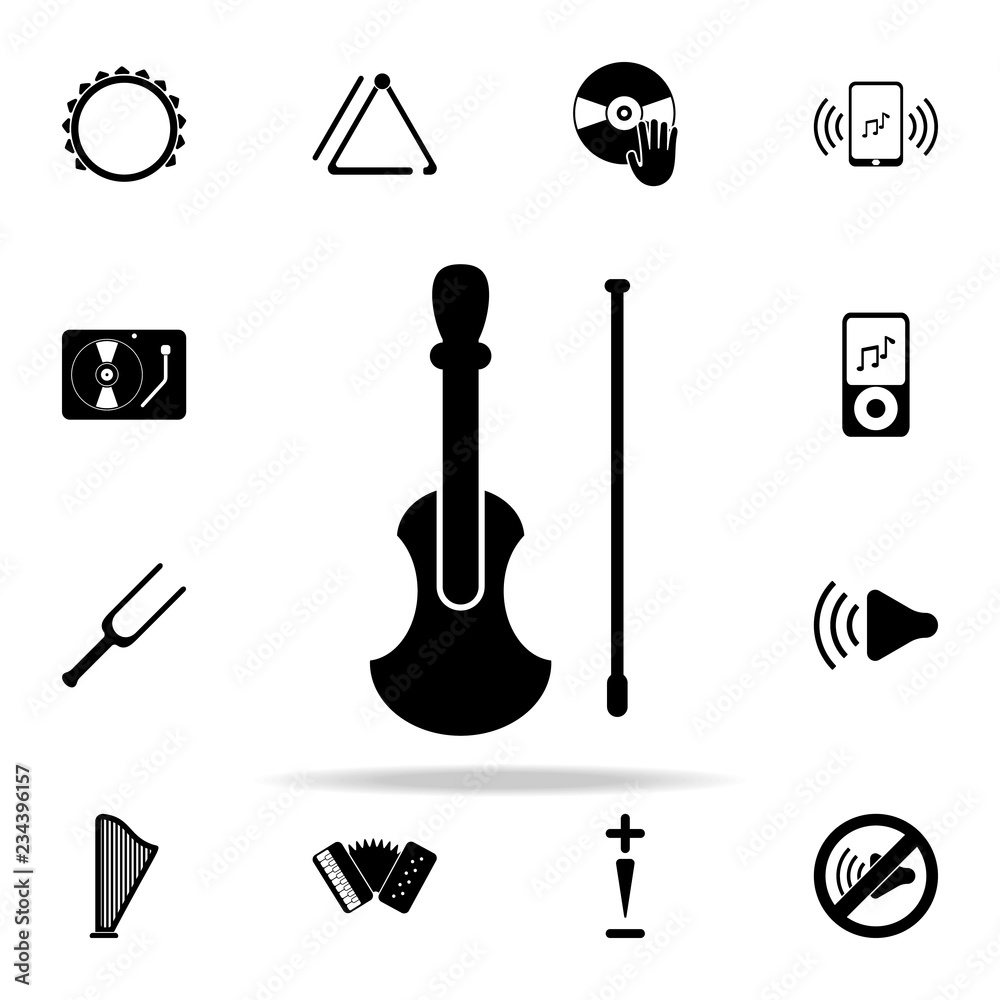 Fototapeta premium violin icon. Music icons universal set for web and mobile