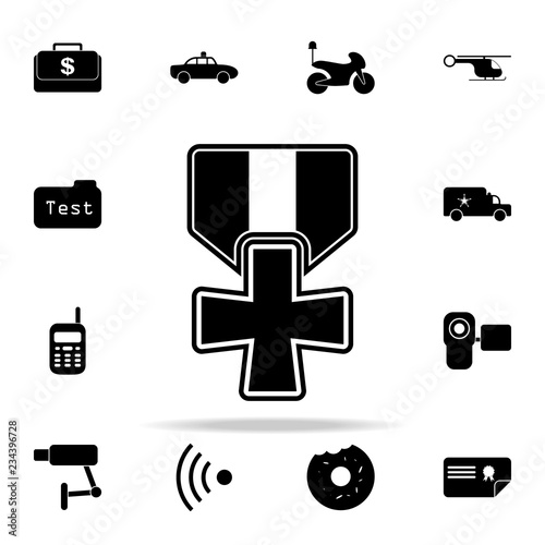 police medal icon. Police icons universal set for web and mobile