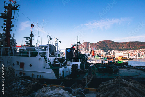 Port in river port at busan