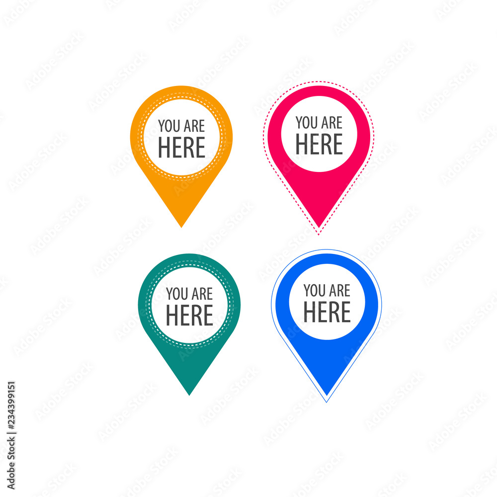 You are here icons. Info speech bubble symbol. Map pointer with your location sign. Hand cursor. Flat icon pointers. You are here icons. Info speech bubble symbol. Map pointer with your location sign. Hand cursor. Flat icon pointers.