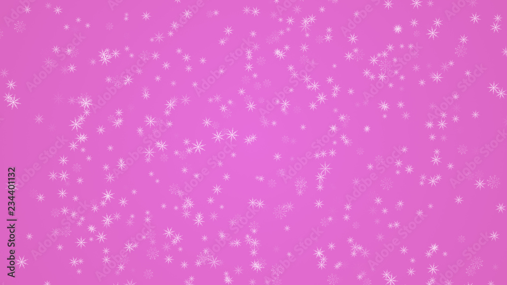 Christmas snow storm background pink
