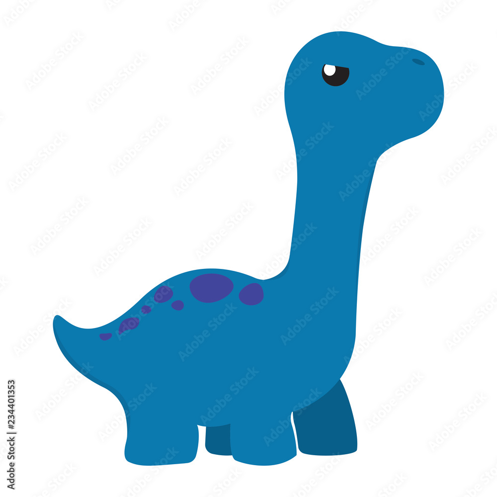 Cute cartoon dinosaur