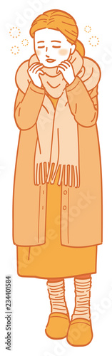 Women in warm clothes