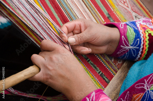 Weaving Textiles in Peru