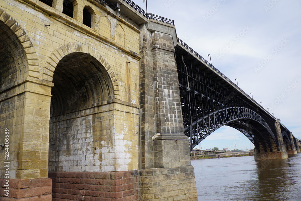 Fototapeta premium bridge over river