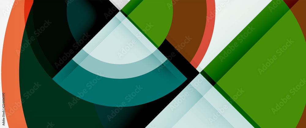 Circle abstract background, geometric modern design template Circle abstract background, geometric modern design template