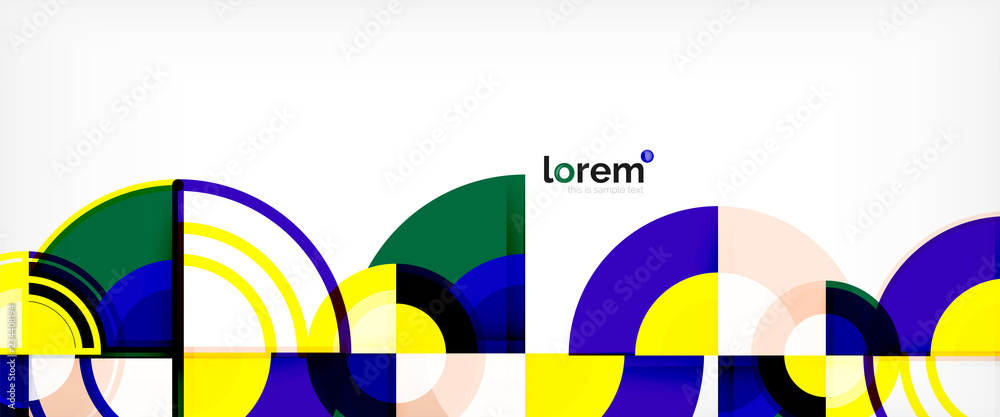 Obraz premium Modern geometric abstract background